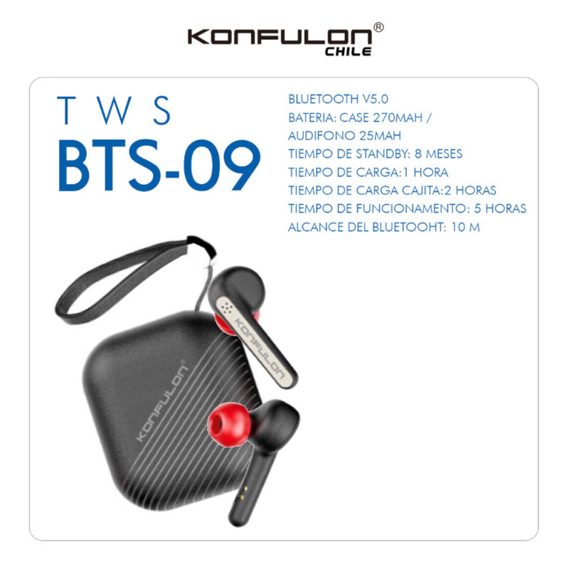 Audífonos Bluetooth BTS-09