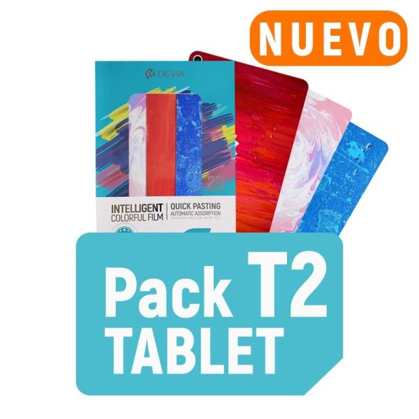 Pack Skin Tablet T2 Diseños 20x28cm