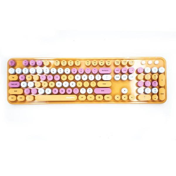 Teclado Mofii Sweet + Mouse (Amarillo)