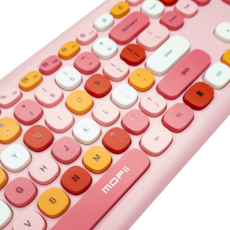 Teclado Inalámbrico Mofii 666 (rosa) - Imagen 2