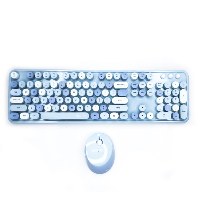 Teclado Mofii Sweet + Mouse (Azul)