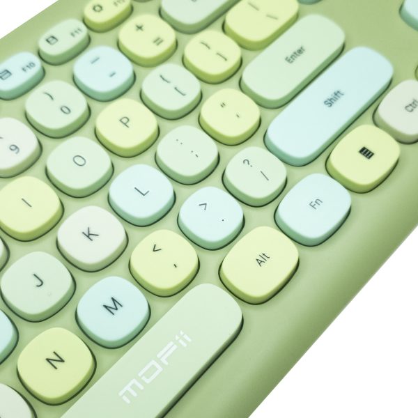 Teclado Inalámbrico Mofii 666 (verde)