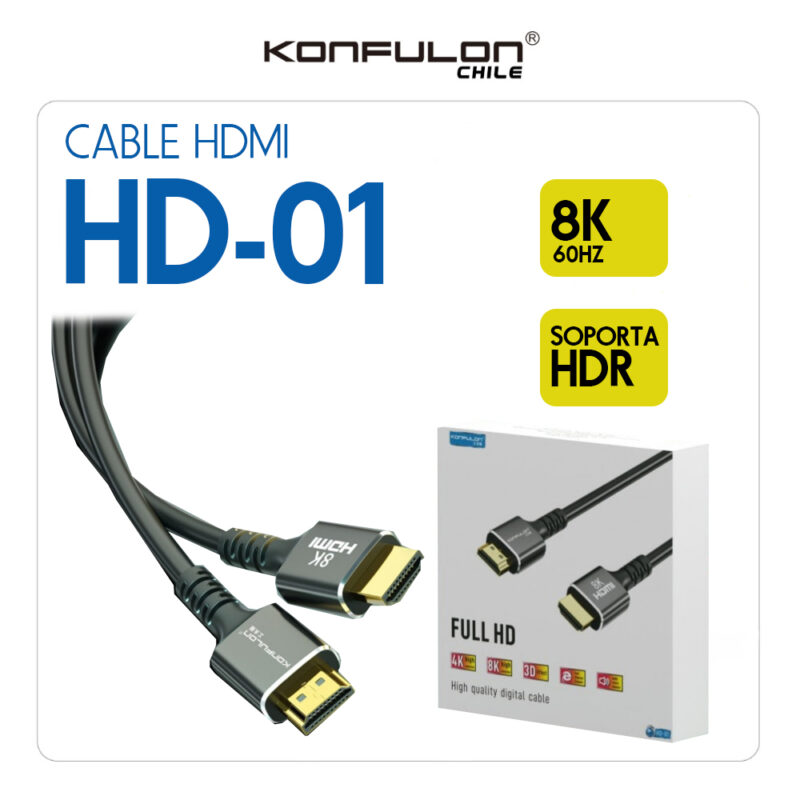 Cable HDMI 8K HD-01