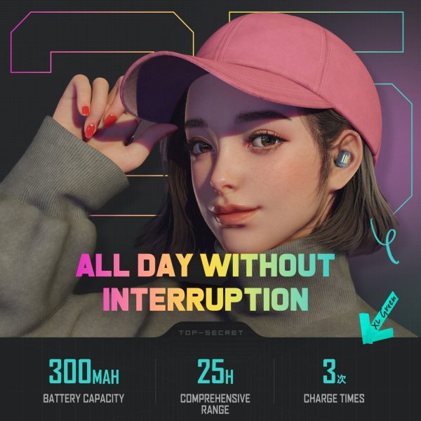 Tws Gamer Bluetooth Onikuma T20 Negro