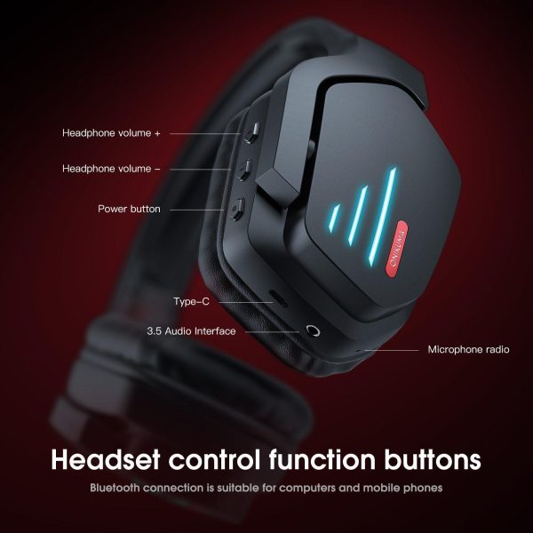 Audifono Bluetooth Onikuma B60 Negro