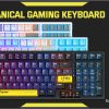 Teclado Mecánico Onikuma G38 Blanco RGB