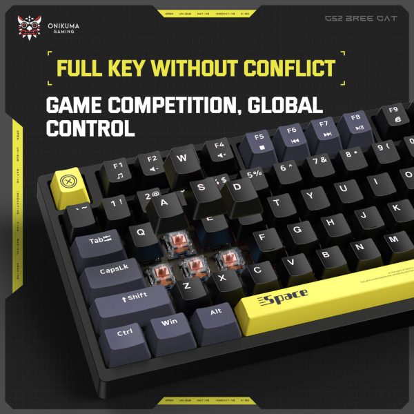 Teclado Mecánico Onikuma G52 Negro RGB