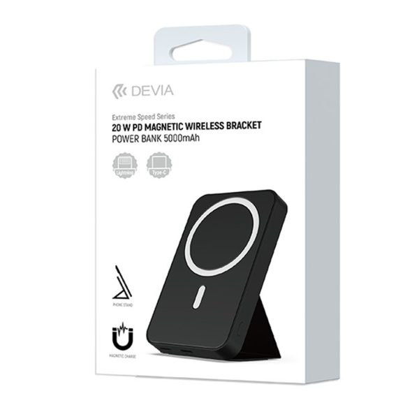 PowerBank Magsafe con Stand 20W Devia Blanco