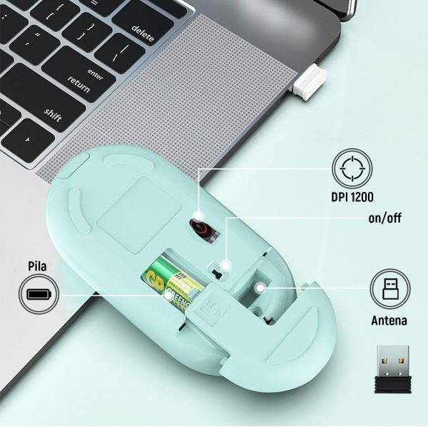 Mouse Inalambrico Forev W388 Negro