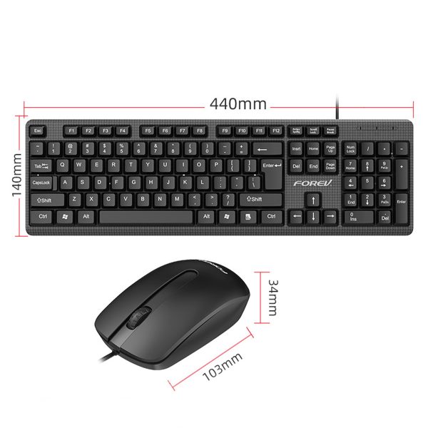 Kit Teclado Forev Pro Office FV-68