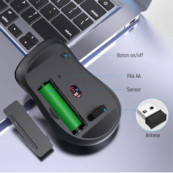 Mouse Inalambrico Forev 6D FV-G200 Beige