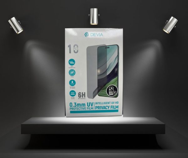 Hidrogel UV 6H Antiespía HD Transparente (10pcs)