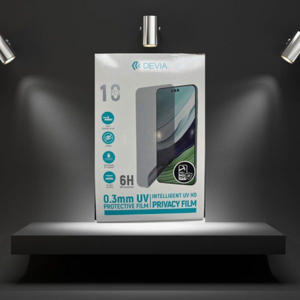 Hidrogel UV 6H Antiespía HD Transparente (10pcs)