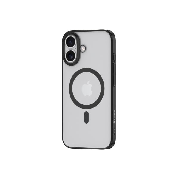 2 iPhone 16: Carcasa Transparente Magsafe Negro 6245