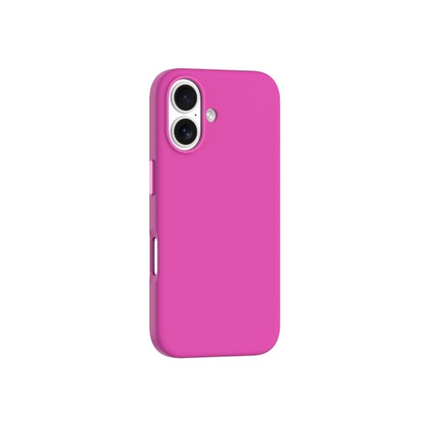 iPhone 16: Carcasa Silicona Hard Magsafe Fucsia 6412