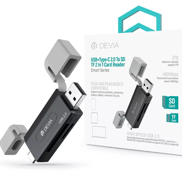 Lector Memoria Devia Ios Android 2tb 480mbps Usb Tipo C