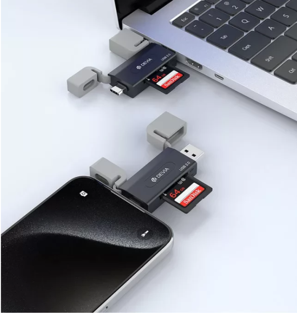 Lector Memoria Devia Ios Android 2tb 480mbps Usb Tipo C