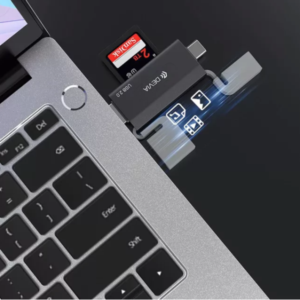 Lector Memoria Devia Ios Android 2tb 480mbps Usb Tipo C