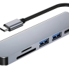 Adaptador USB-C 6 en 1 para Mac, MacBook y PC