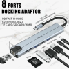 Adaptador Multipuerto USB-C 8 en 1 Profesional 4K