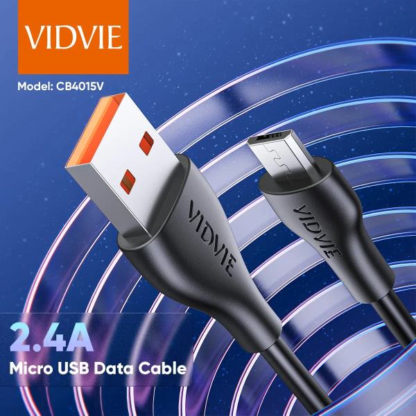 CABLE USB/MICRO USB VIDVIE V8 CB4015V