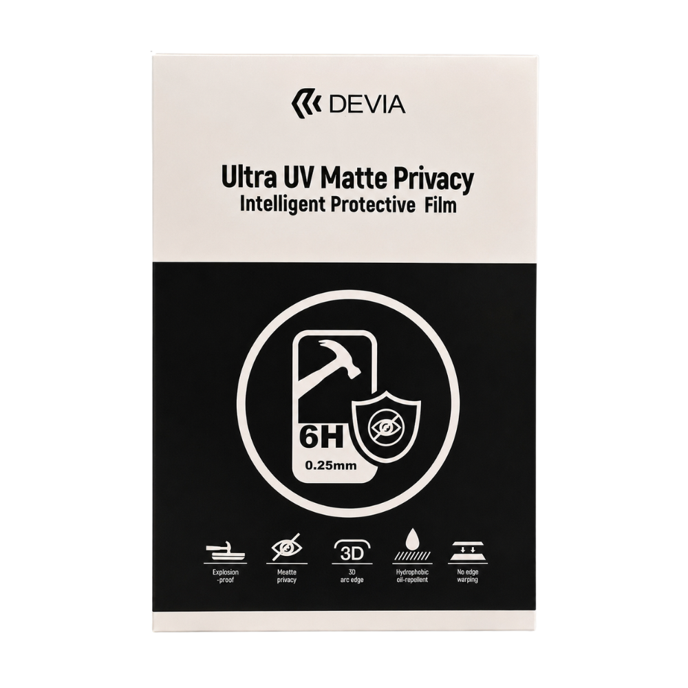Hidrogel UV 6H Antiespía Mate 0.25mm 2026 (10pcs)