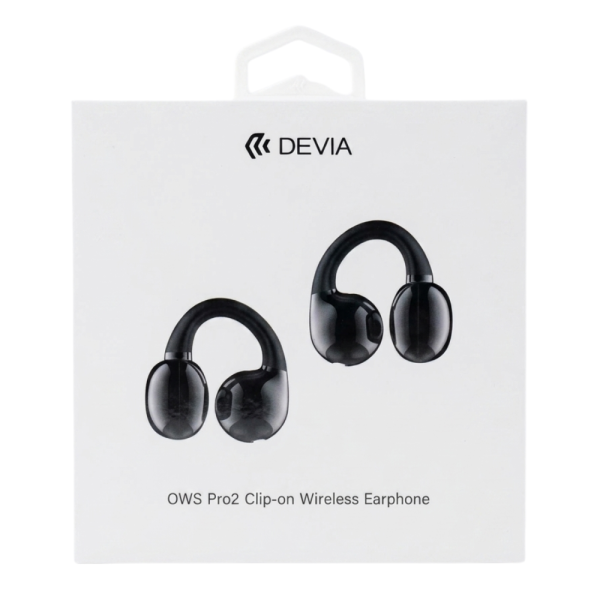 Audífono Bluetooth Devia Ows PRO2 Clip Negro 2261