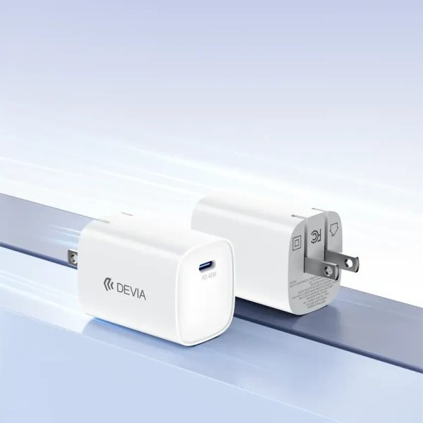 Devia Cargador Ultra 6 40W C-C Blanco 1292