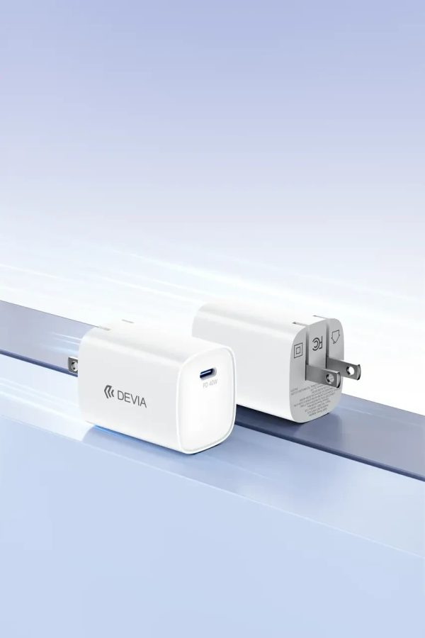 Devia Cargador Ultra 6 40W C-C Blanco 1292