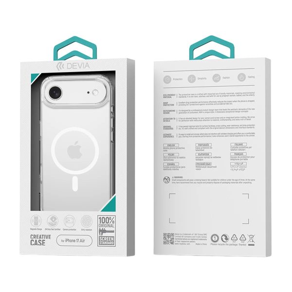 Funda Devia Pure Mag iPhone 17 Air 2856