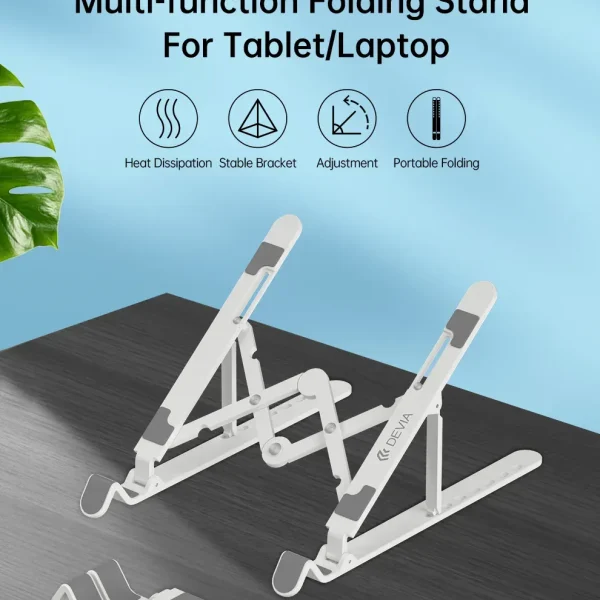 Devia Soporte plegable multifunción series Kintone para tableta y portátil 4044